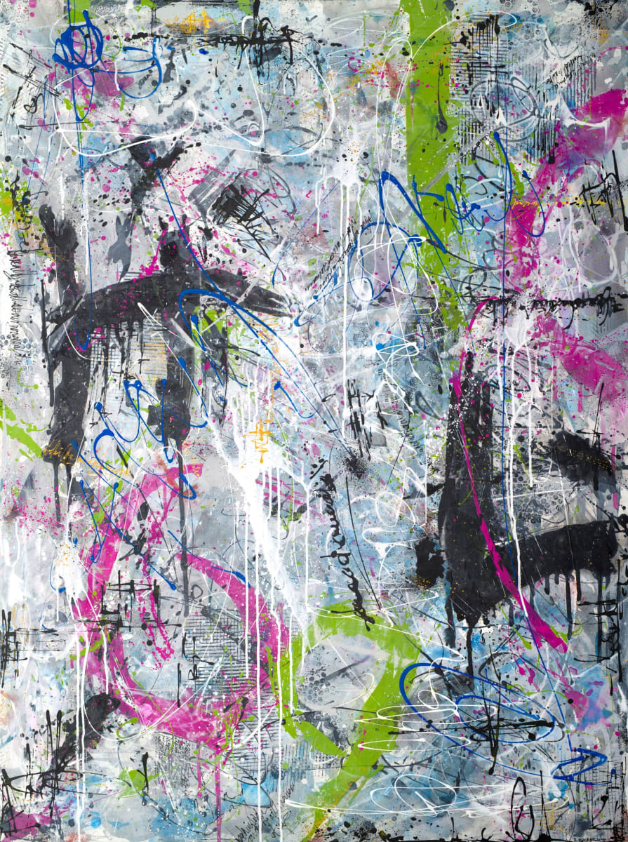 Mockingbird by Sherylle Dovaston  Image: Mockingbird, acrylic on canvas, 160 x 120