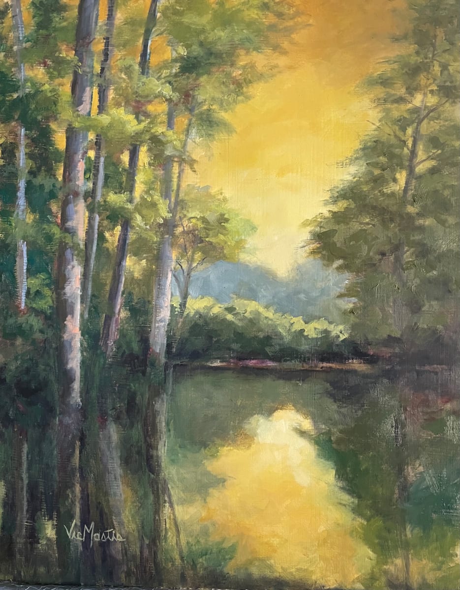 Amber Reflections I  Image: A quiet place to meditate when the world is just too much.