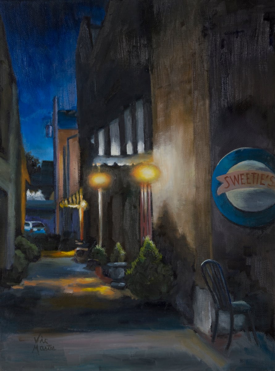 Sweeties  Image: A little candy shop in the night.