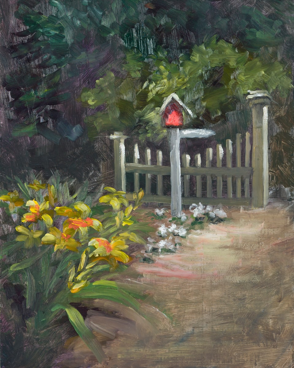 Welcome! by Vic Mastis  Image: This inviting scene welcomes you or the birds down the path.