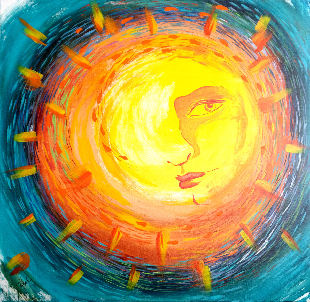 Sunshine on the Side by Evelyn Dufner 