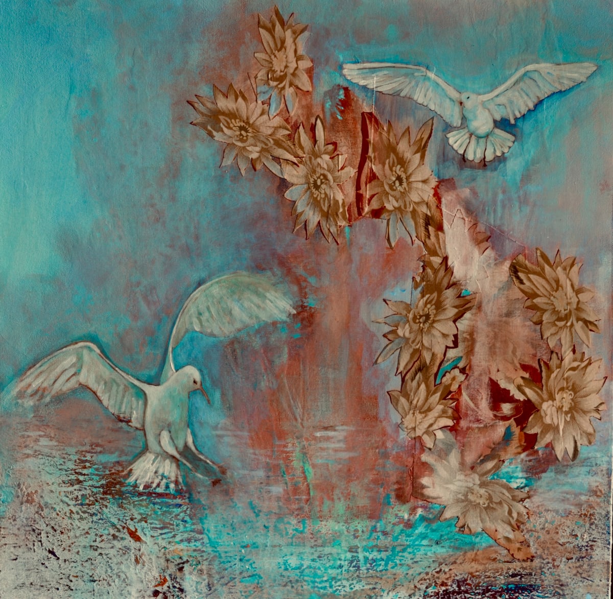 Seagulls Alight II by Harriet Godbole 