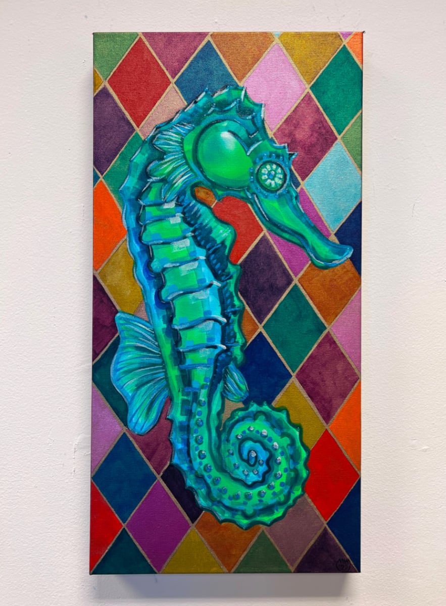 Diamond Seahorse by Mark Williams 