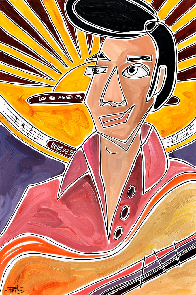 Elvis by Patricia Kluwe Derderian 