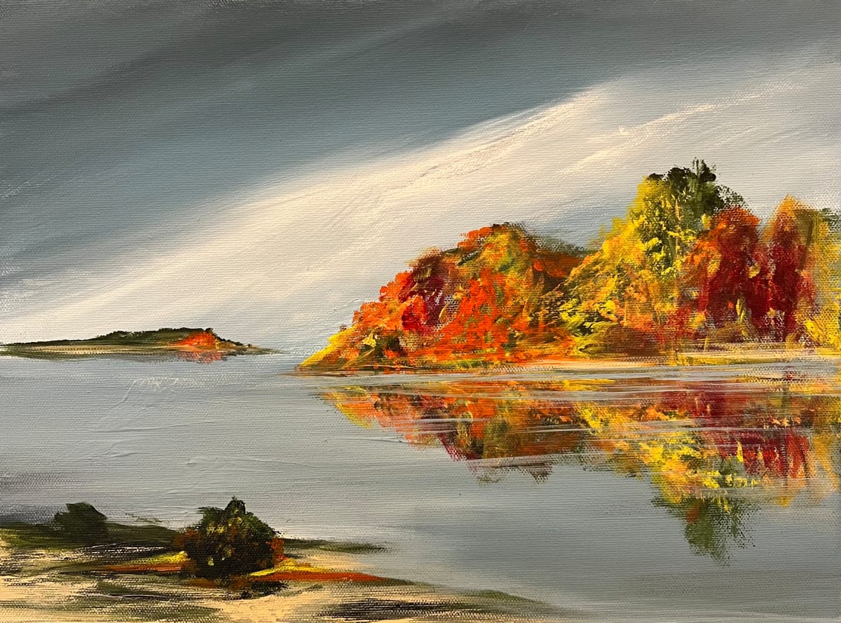An Autumn Walk in the Forest by Artnova Gallery 