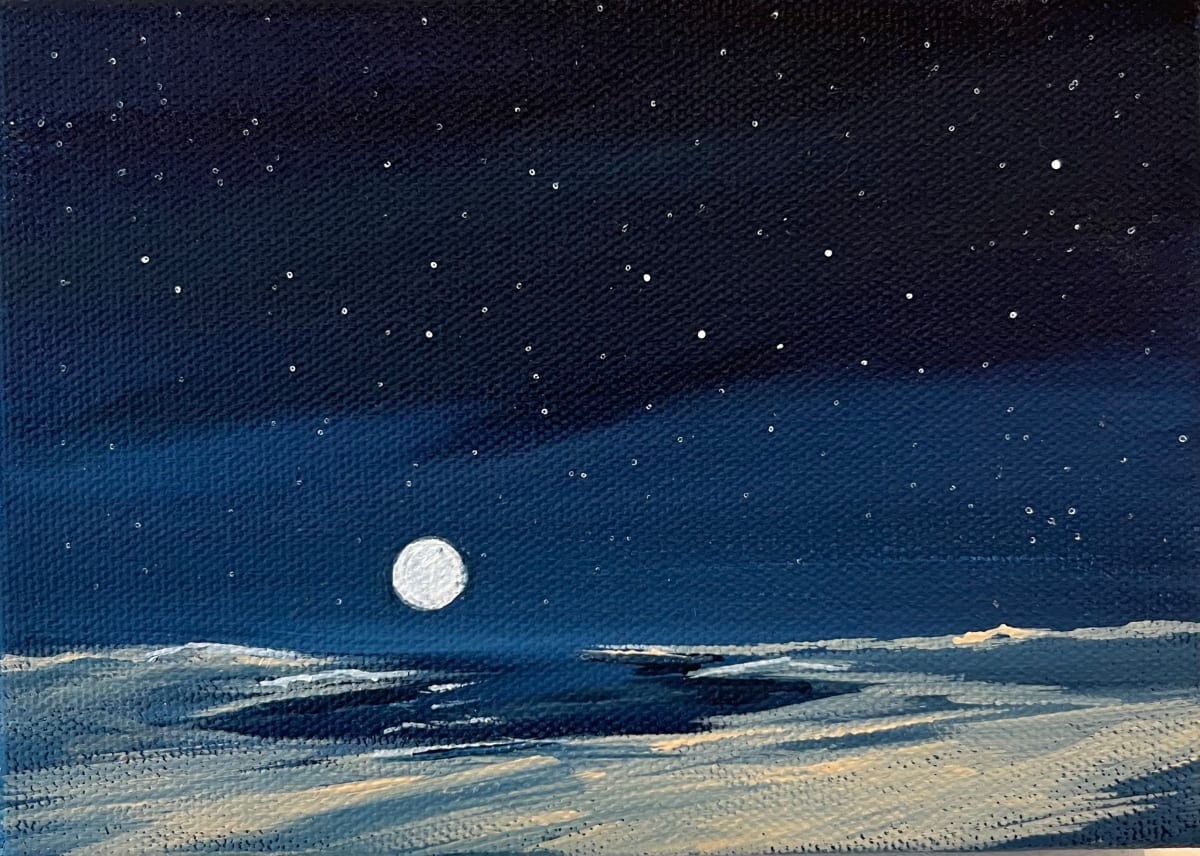Flower Moon Rising 22 by Artnova Gallery & Salt Studio 