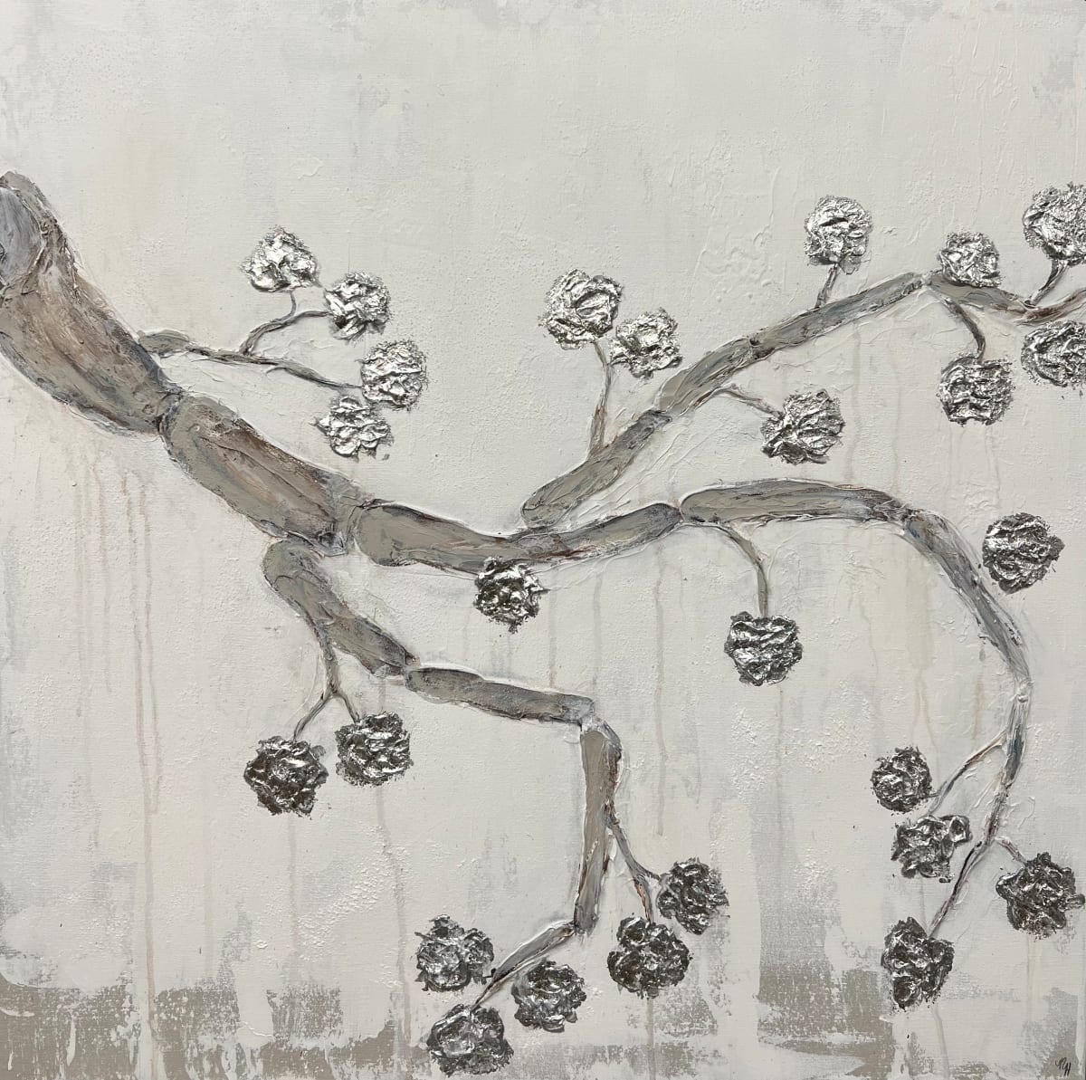 Blossoms in Silver #2 by Artnova Gallery 