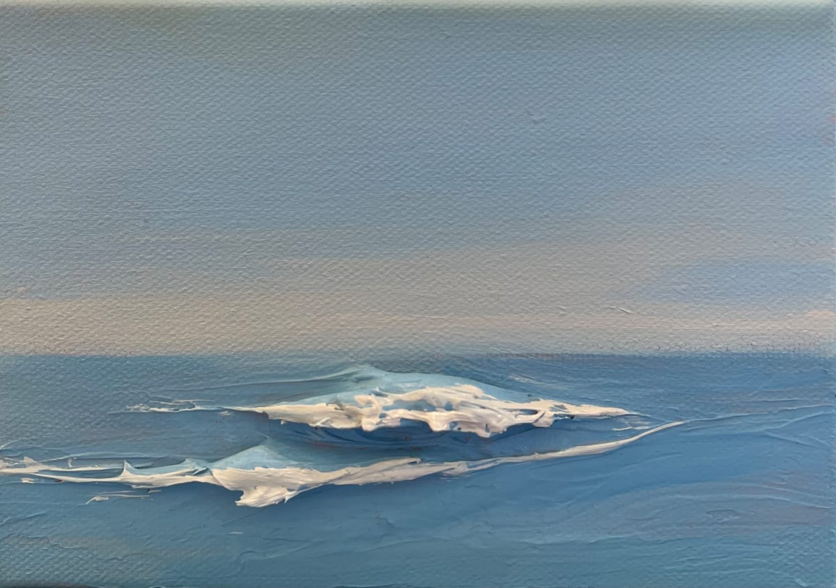 Soft Blue Wave by Artnova Gallery & Salt Studio 