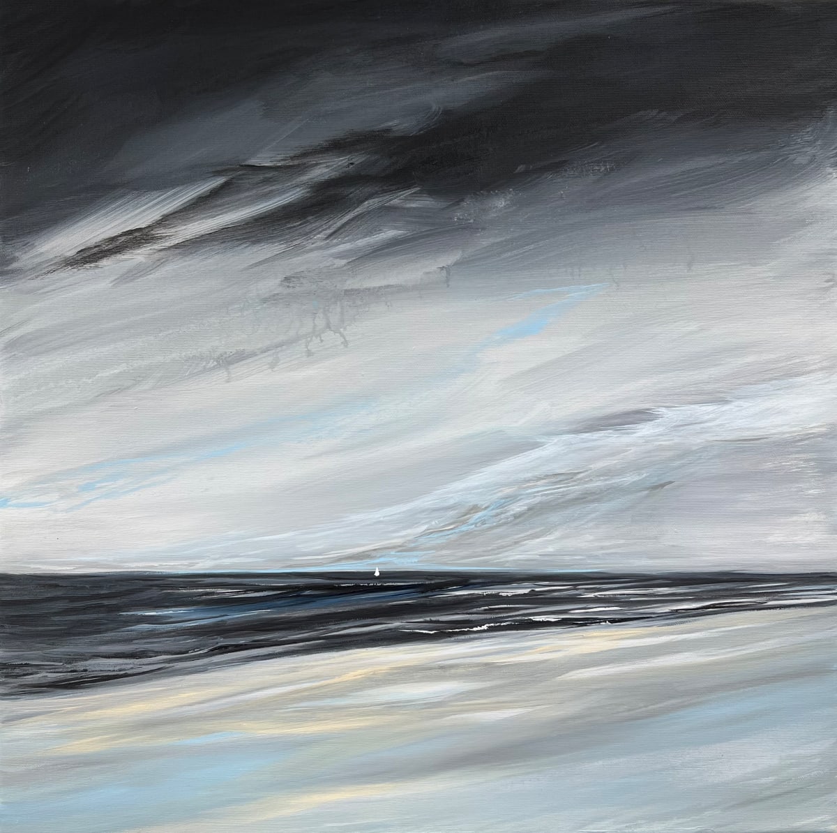 Grayscale Sail by Artnova Gallery 