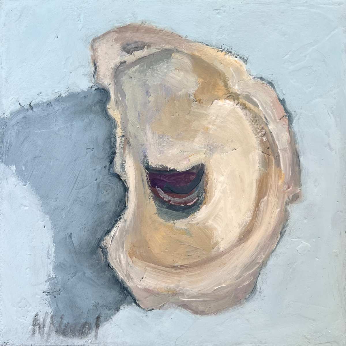 Oysters on blue (copy) by Artnova Gallery & Salt Studio, Image 1.