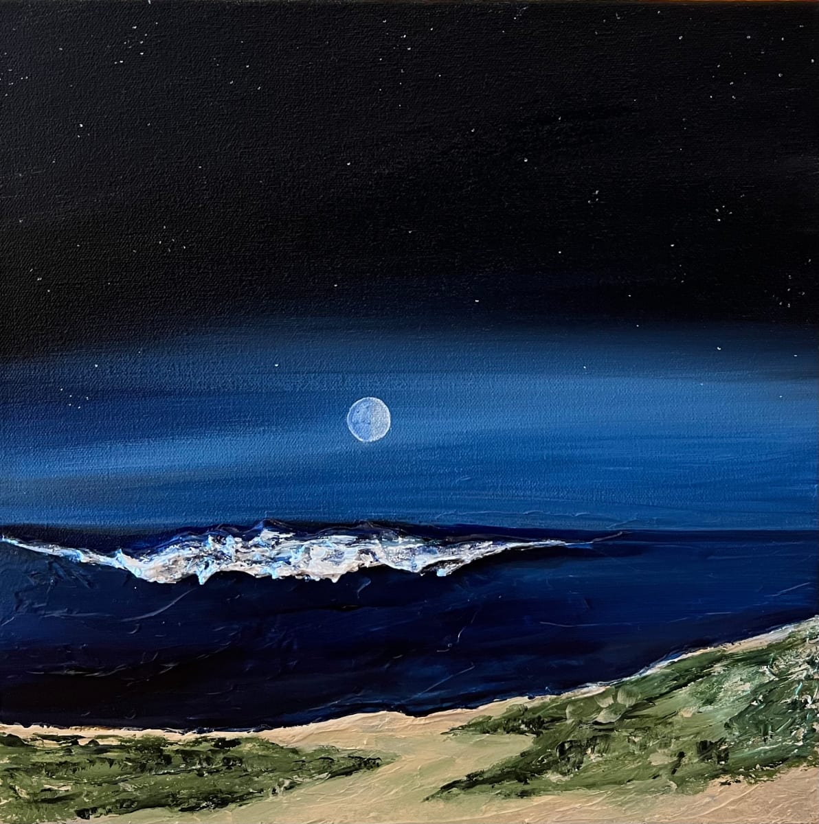 Snow Moon Rising, Image 1.