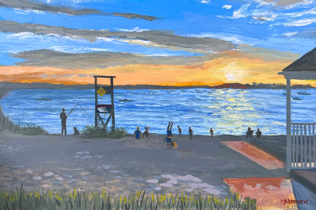 Oyster Pond, August by Artnova Gallery 
