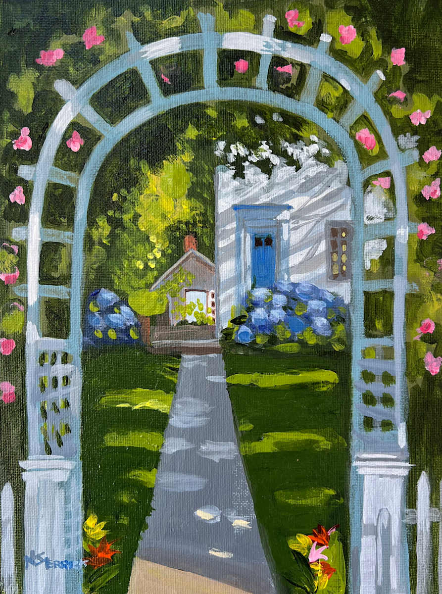 Rose Arbor on Old Harbor Rd. by Artnova Gallery & Salt Studio 