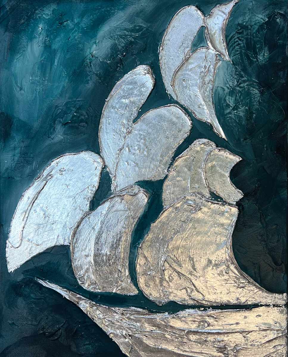 Setting Sail in Silver by Artnova Gallery & Salt Studio, Image 1.