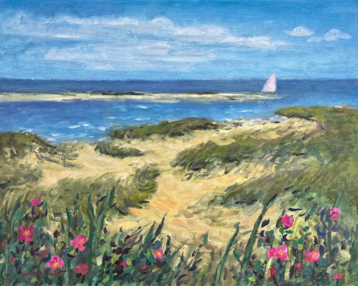 Summer Breeze at Chatham Lighthouse Beach by Artnova Gallery 