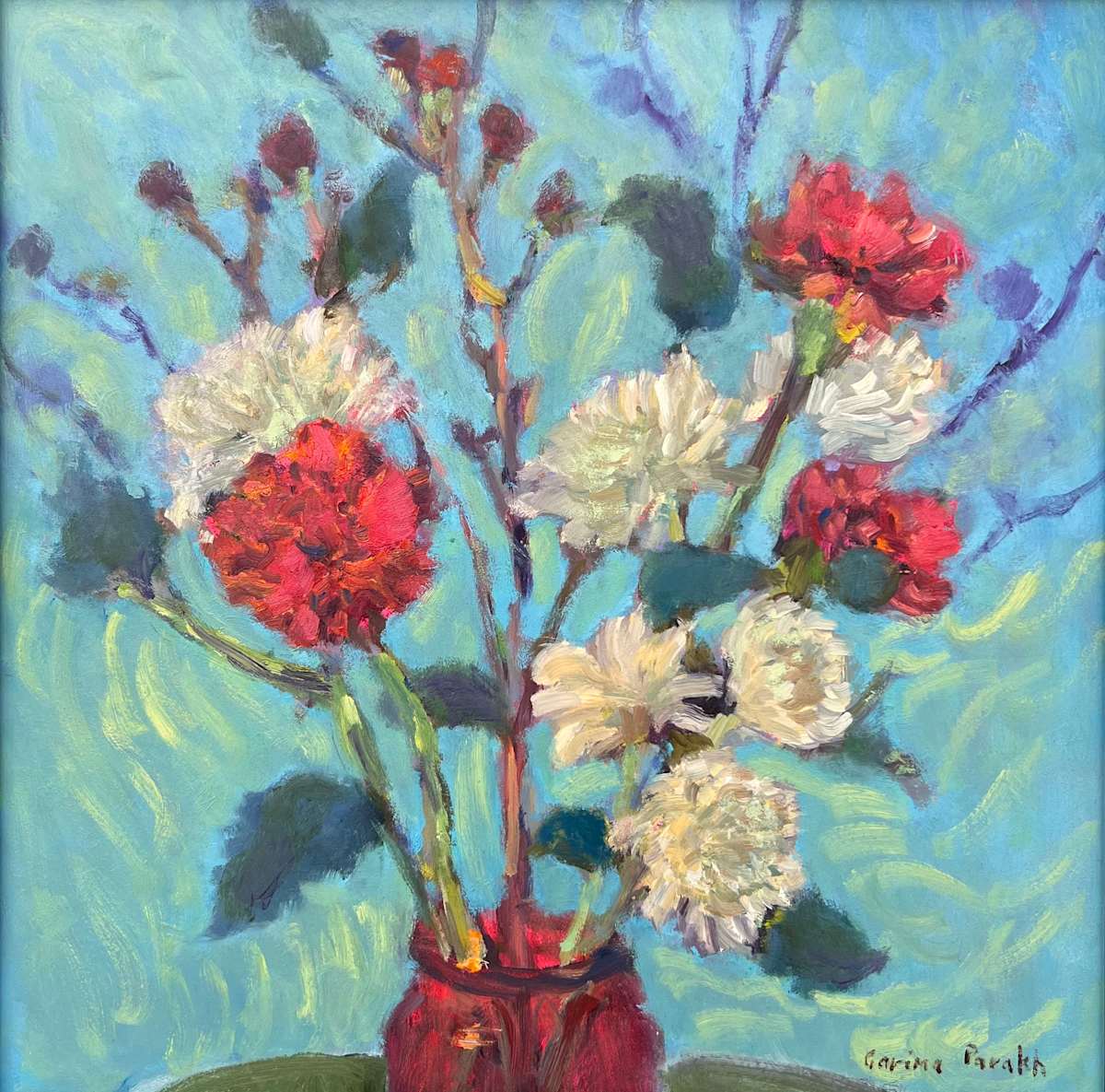 Chrysanthemums & Carnations by Artnova Gallery & Salt Studio, Image 1.