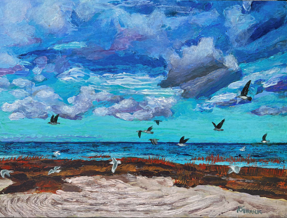 Gulls at Skaket by Artnova Gallery 