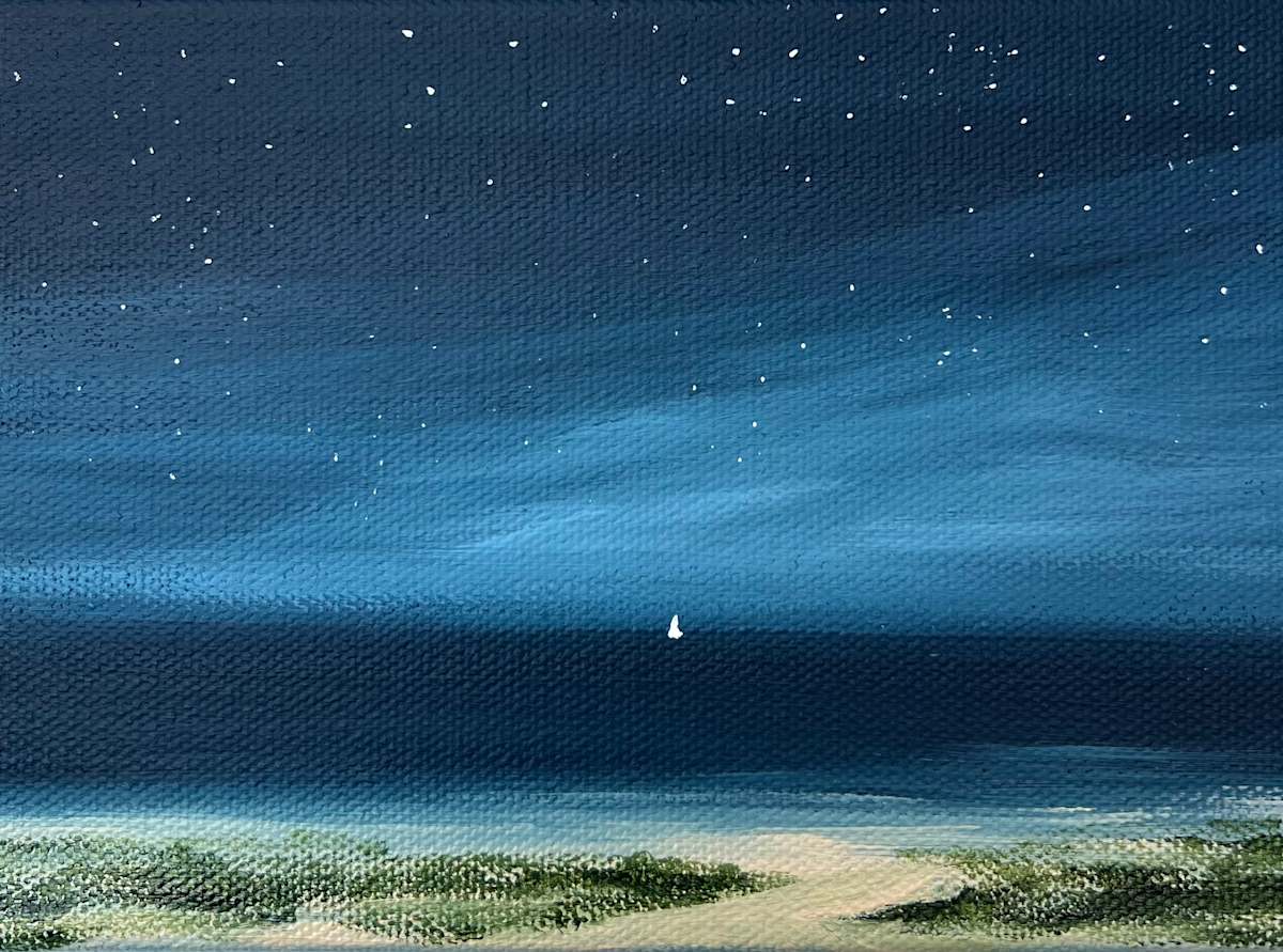 Starry Night Sail by Artnova Gallery, Image 1.