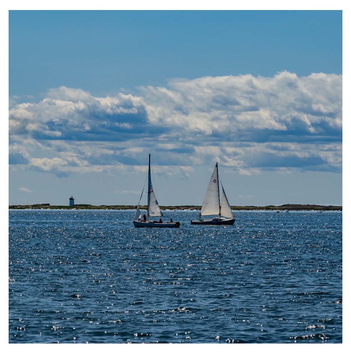 Sailing at the Breakwater by Artnova Gallery 