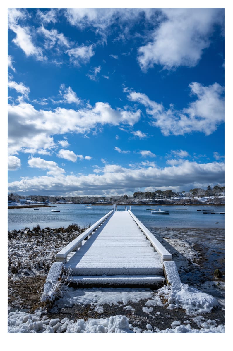 Town Landing in Winter by Artnova Gallery 