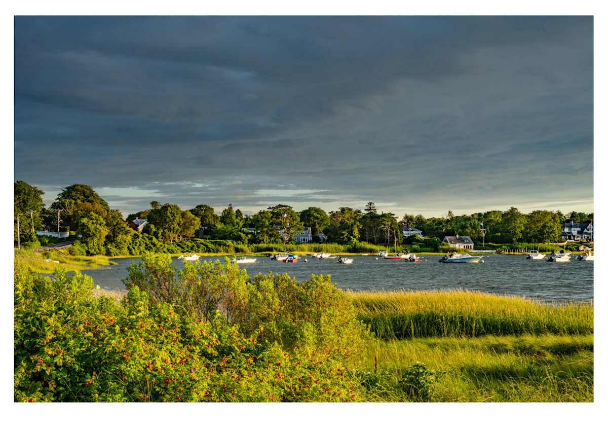 Late Summer Sun at the Oyster Pond by Artnova Gallery 