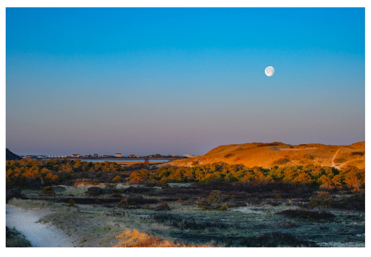 Moonset over High Head by Artnova Gallery & Salt Studio 