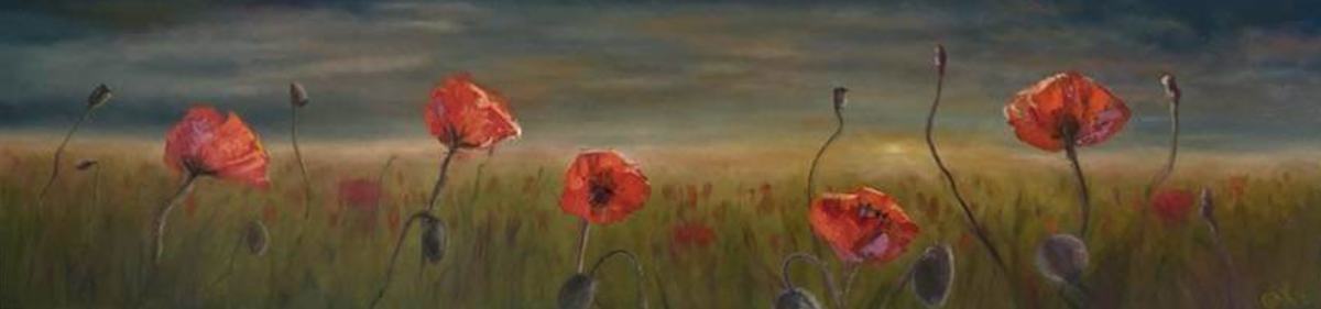 'Shannon's Poppies' by Gail Knecht  Image: Shannon loved the Poppies.
