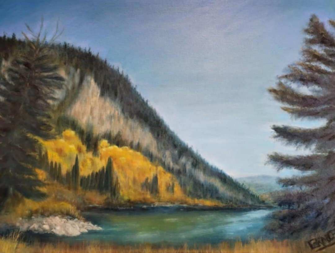 Memories of Gros Cap-Algoma -Northern Ontario by Gail Knecht  Image: Fall afternoon in Gros Cap, Algoma country