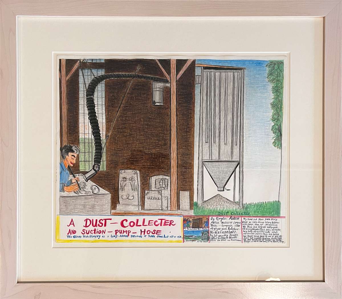 A Dust-Collecter And Suction-Pump-Hose by Gayleen Aiken, Image 1.