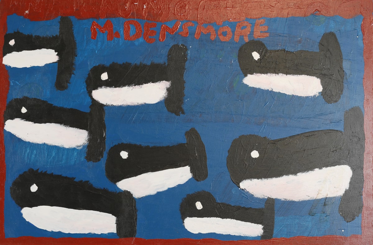 Untitled (whales) by Merrill Densmore 