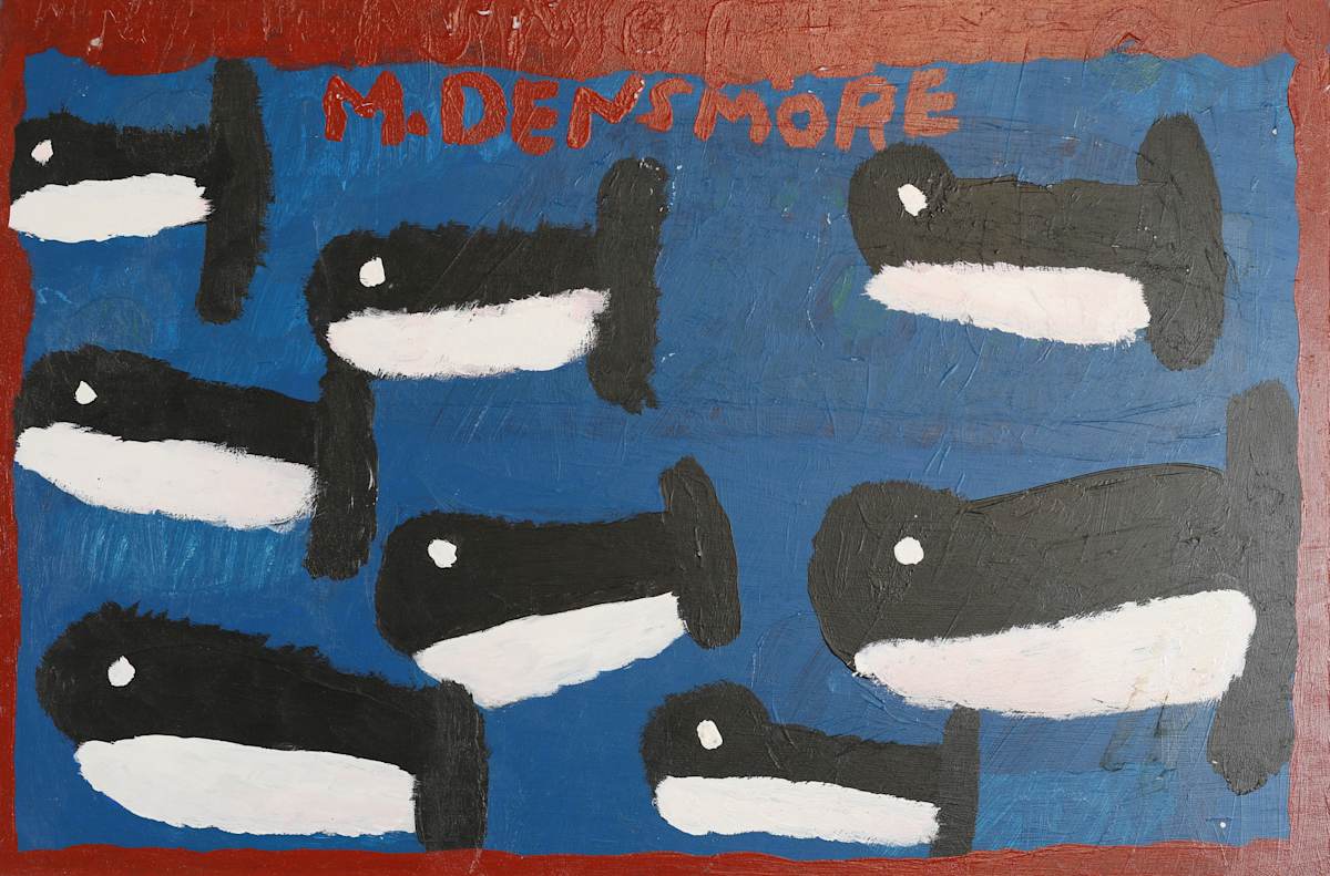 Untitled (whales) by Merrill Densmore, Image 1.
