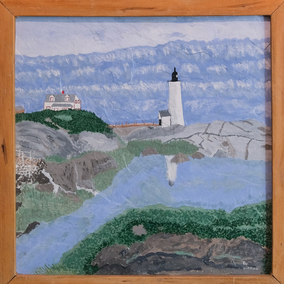 Annisquam Lighthouse, Mass. by Lawrence Fogg 