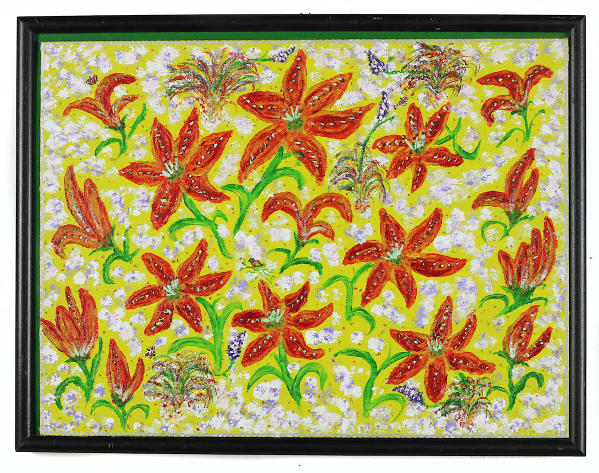 Tiger Flowers by Dot Kibbee, Image 2.