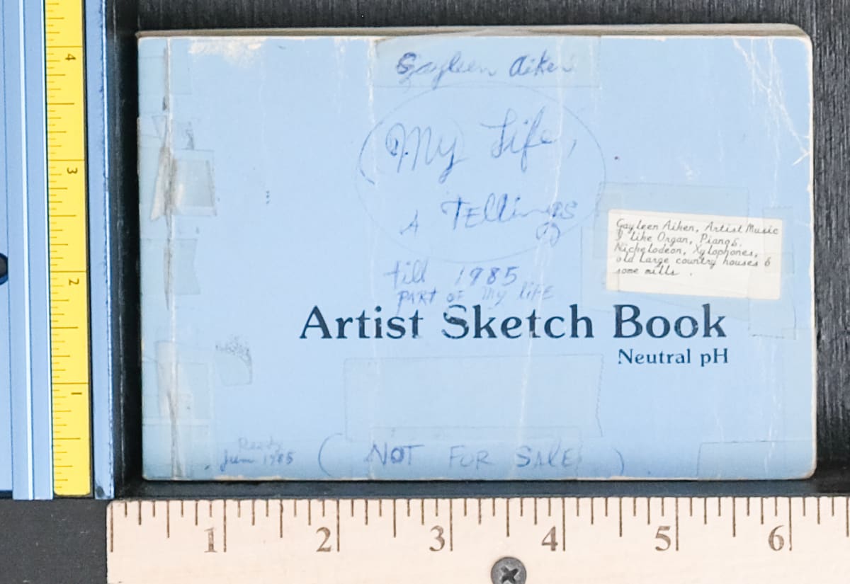 My Life, A Tellings - Artist Sketch Book by Gayleen Aiken 