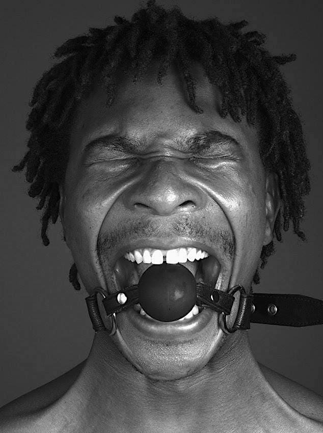 Gag Ball (2015) by Ajamu Ike-Tyehimba 