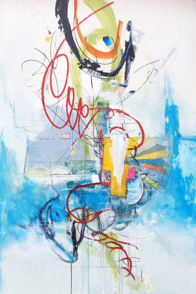 Red Thread Series: Memory by Theresa Vandenberg Donche 