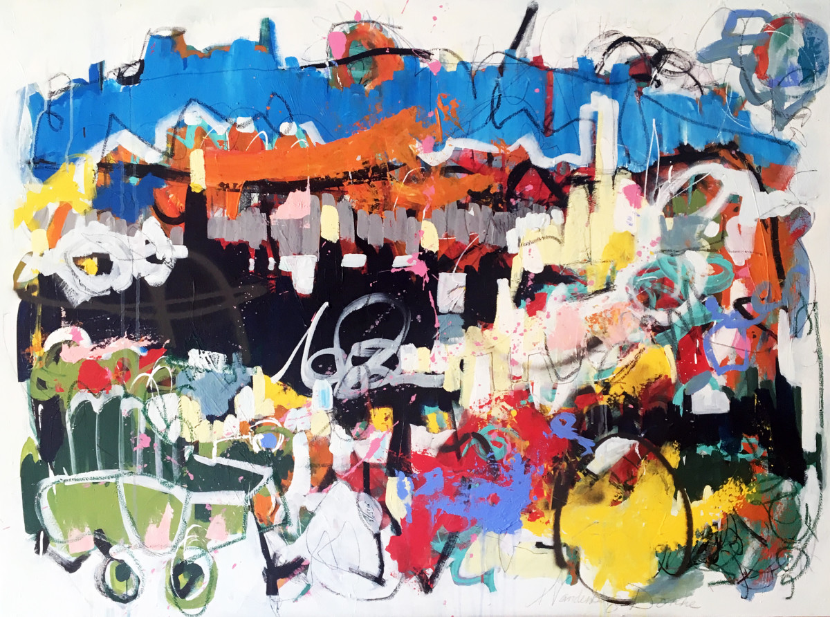 Little Green Wagon by Theresa Vandenberg Donche 