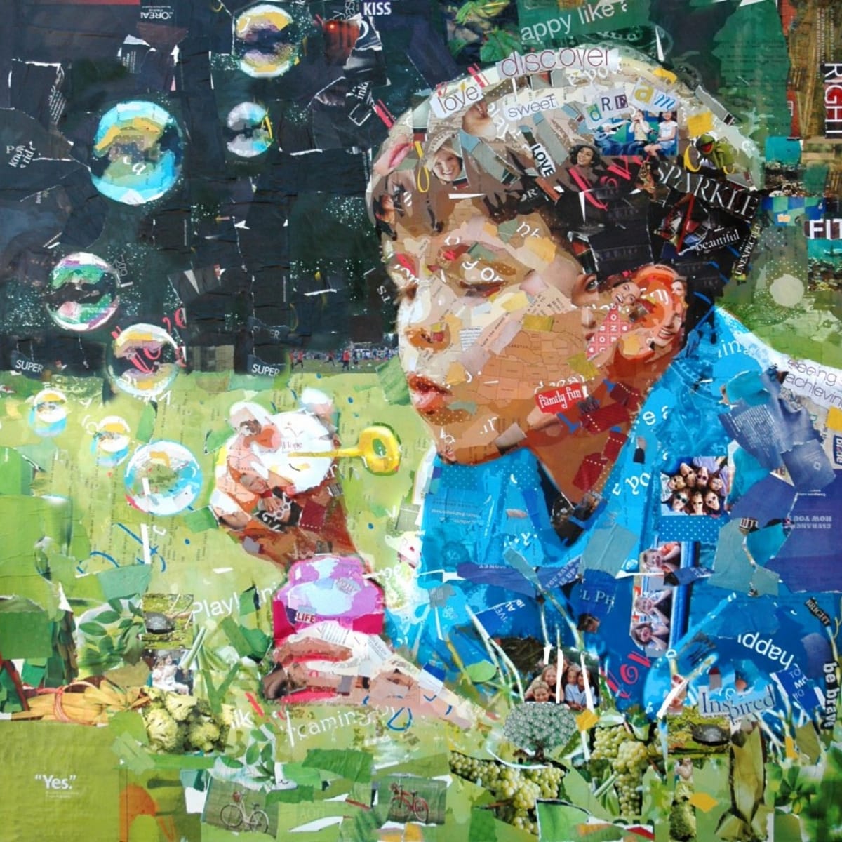 Blowing Bubbles by Derek Gores by Derek Gores Gallery 