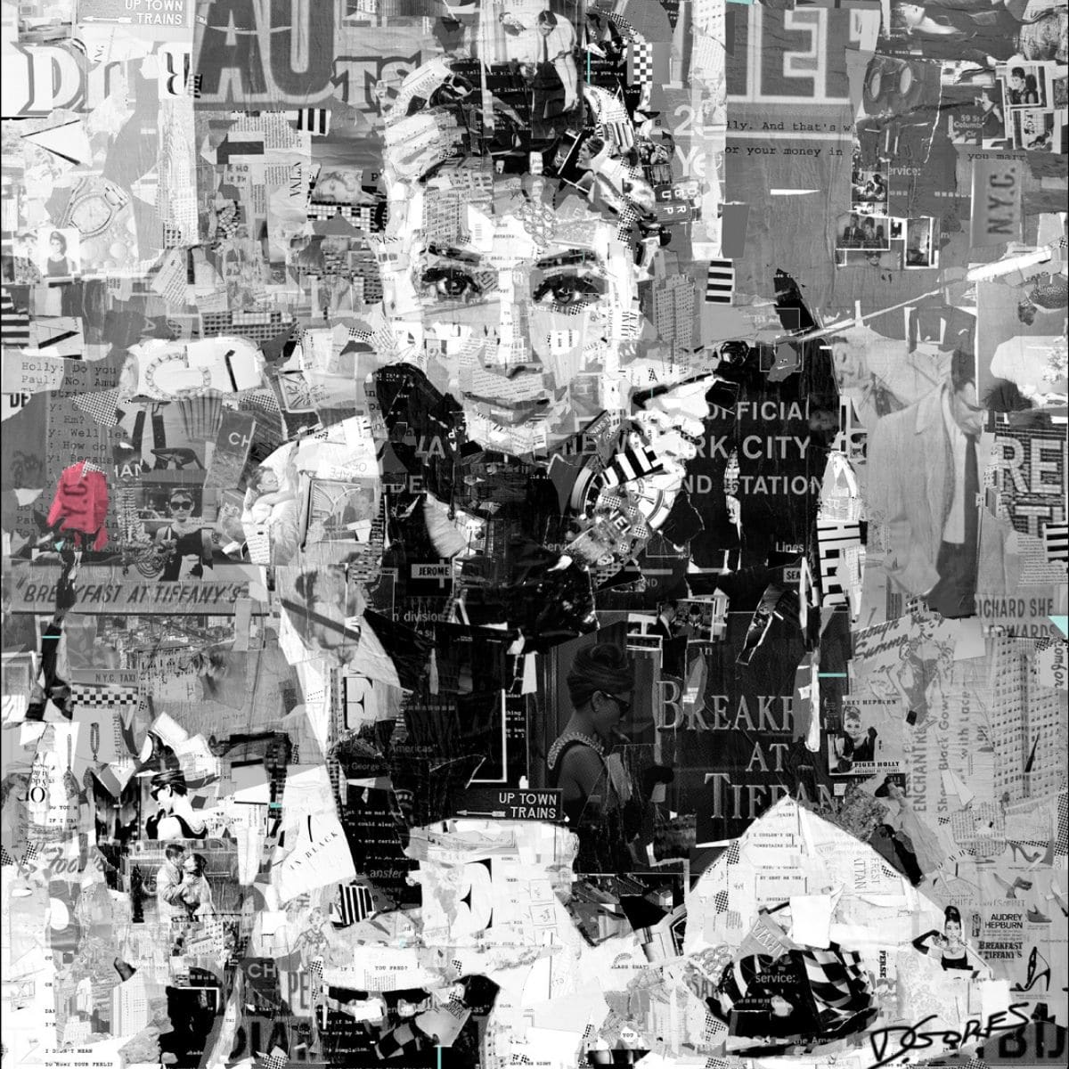 Breakfast with Audrey by Derek Gores by Derek Gores Gallery 