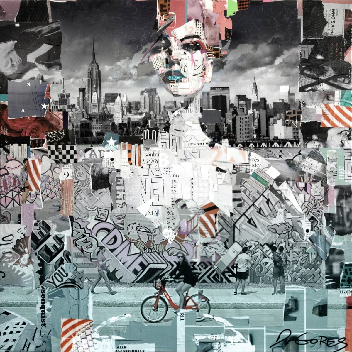 Full Volume NYC Skyline by Derek Gores by Derek Gores Gallery 