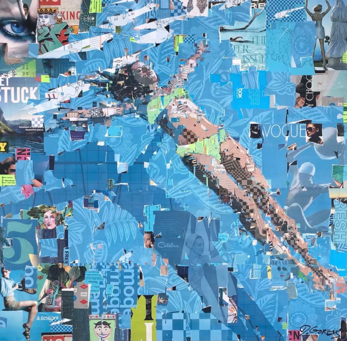 Sea of Tranquility Lime by Derek Gores by Derek Gores Gallery 