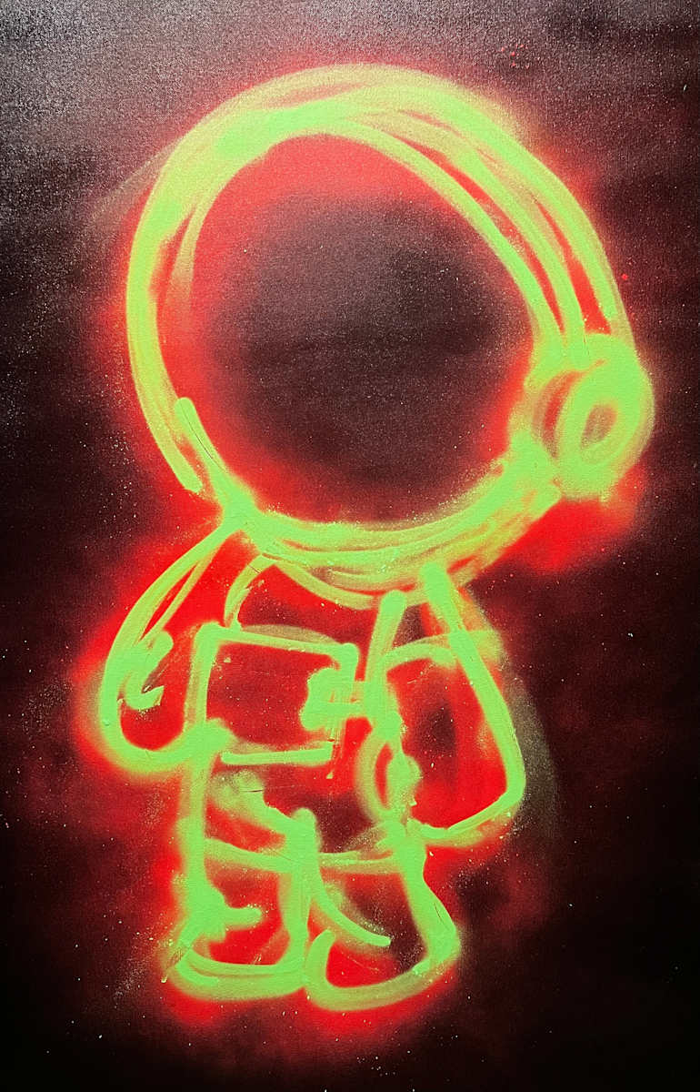 Space Neon by Brandy Daugherty by Derek Gores Gallery, Image 1.