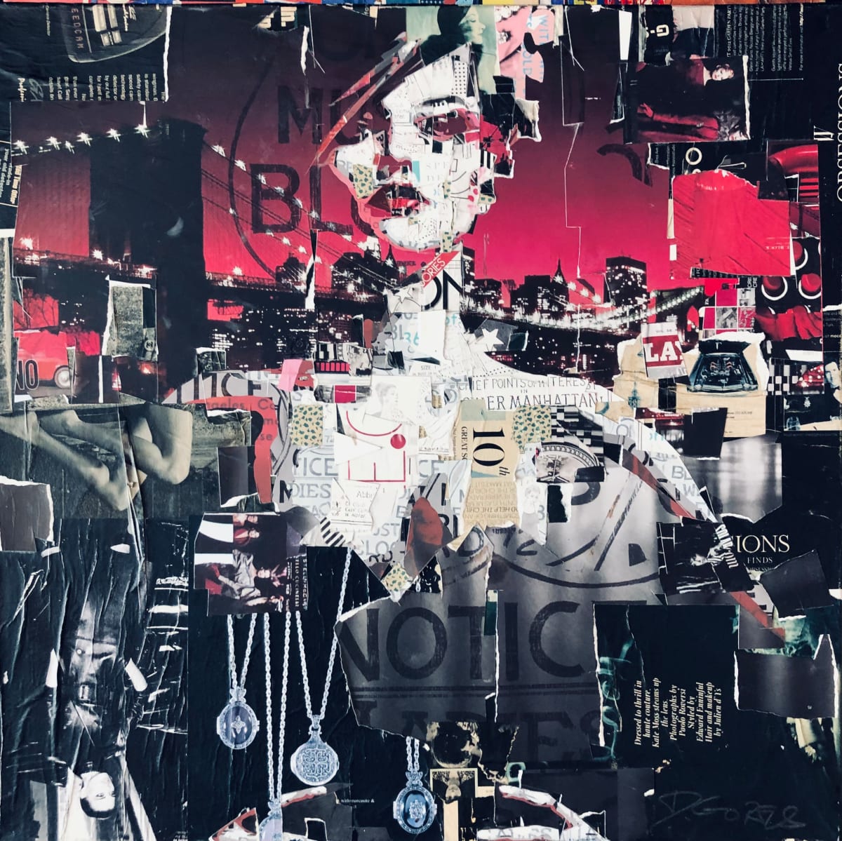 Full Volume NYC Magenta by Derek Gores by Derek Gores Gallery 