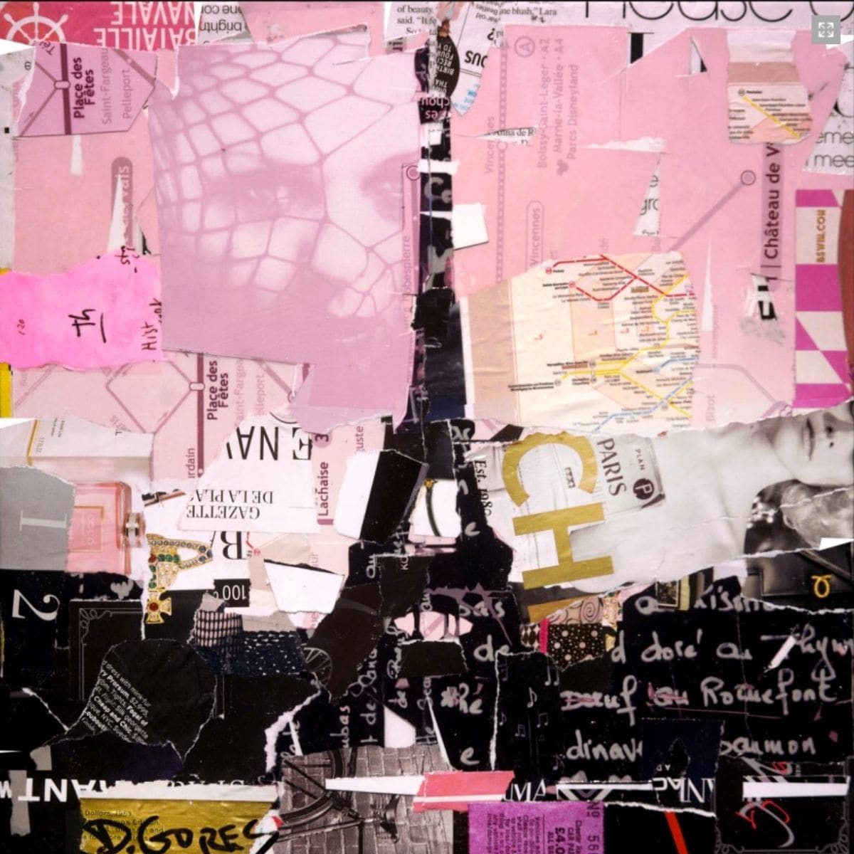 Plan de Paris by Derek Gores by Derek Gores Gallery 