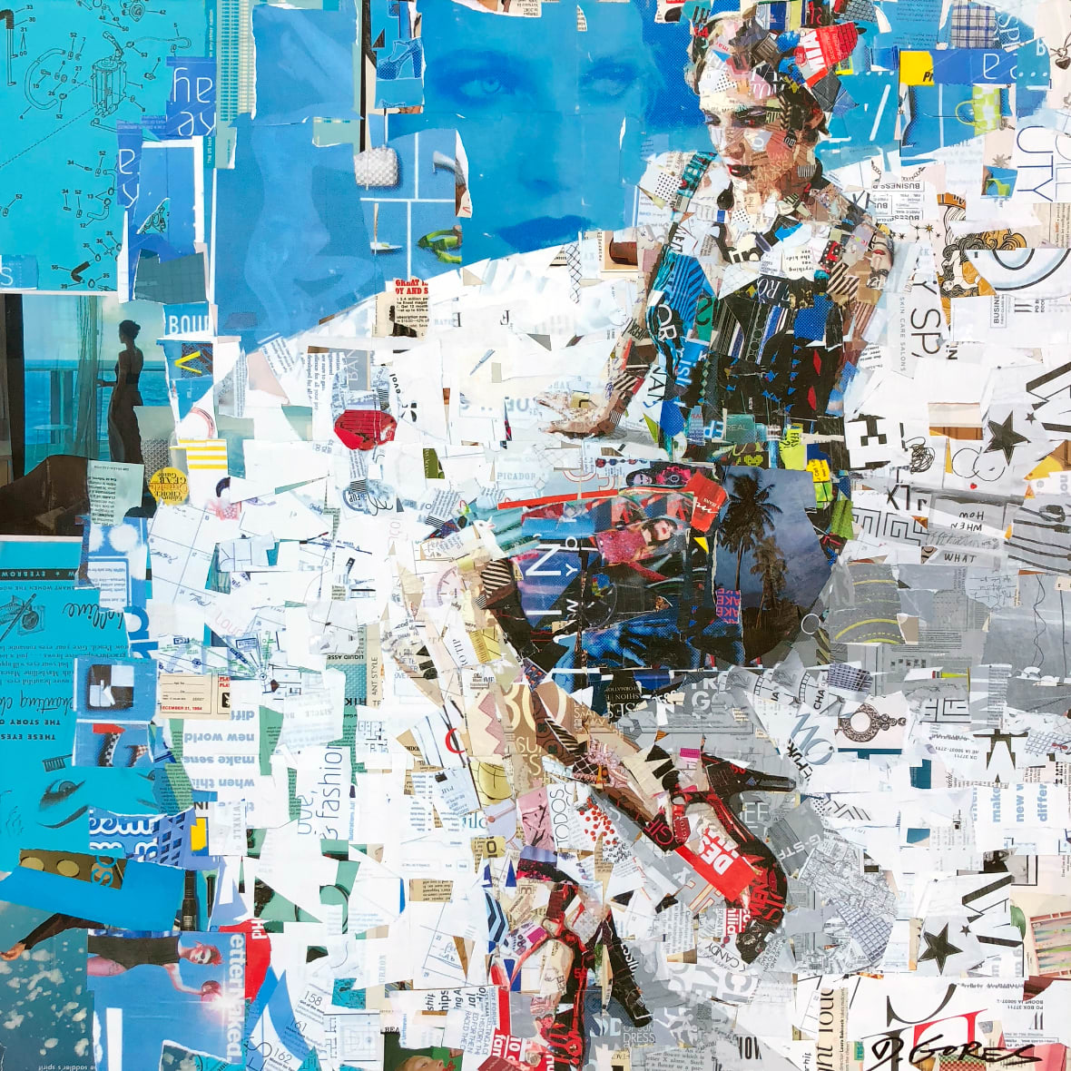 Sassy Poolside 2 by Derek Gores by Derek Gores Gallery 