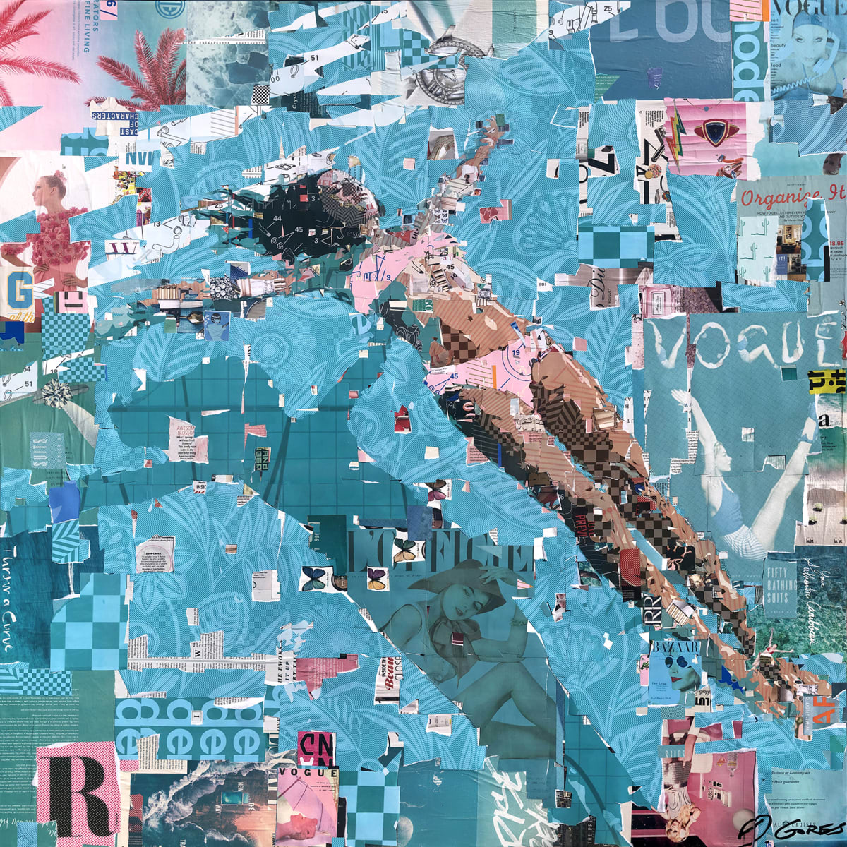 Sea of Tranquility Pink by Derek Gores by Derek Gores Gallery 