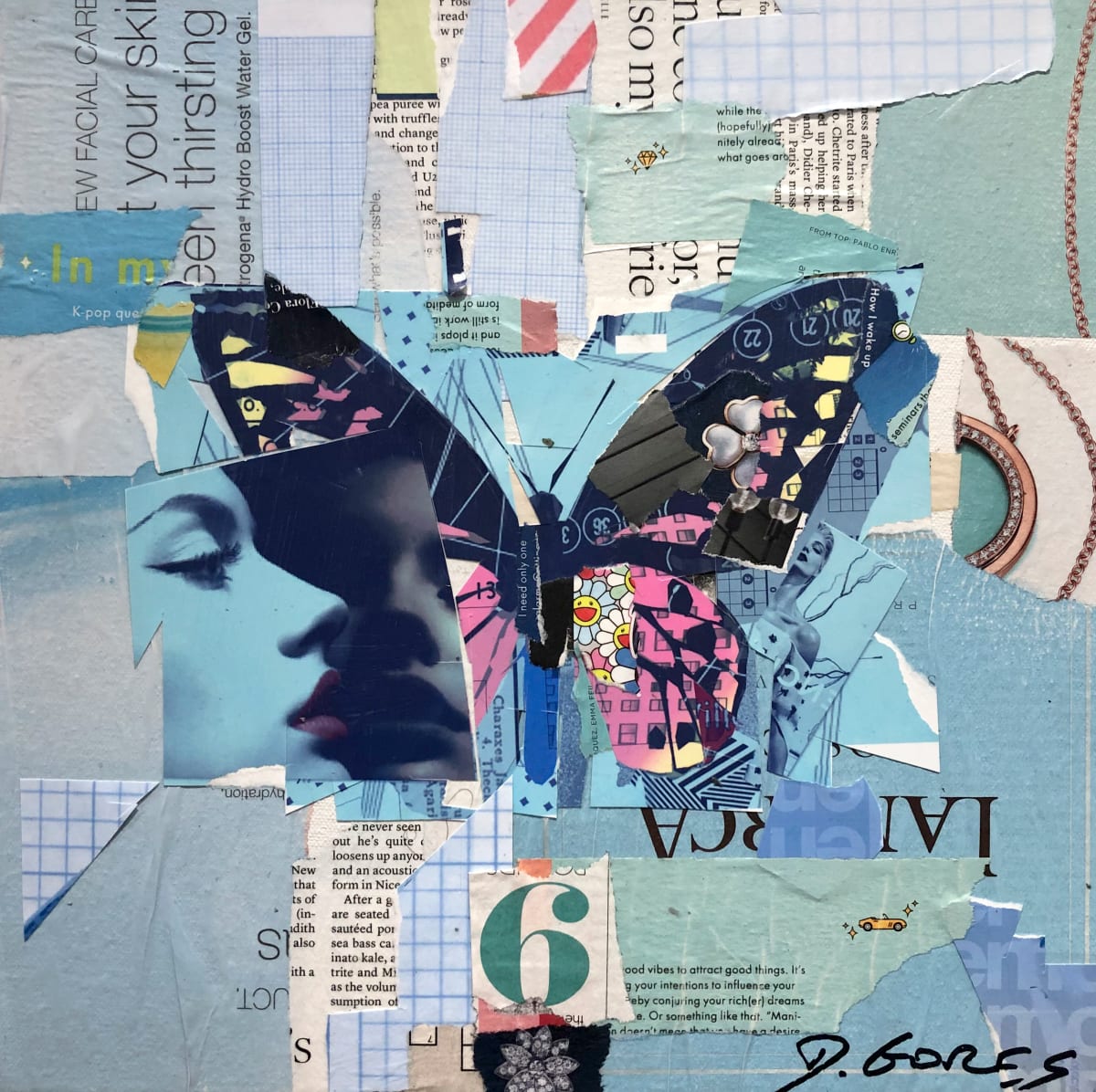 Sky Blue by Derek Gores by Derek Gores Gallery 