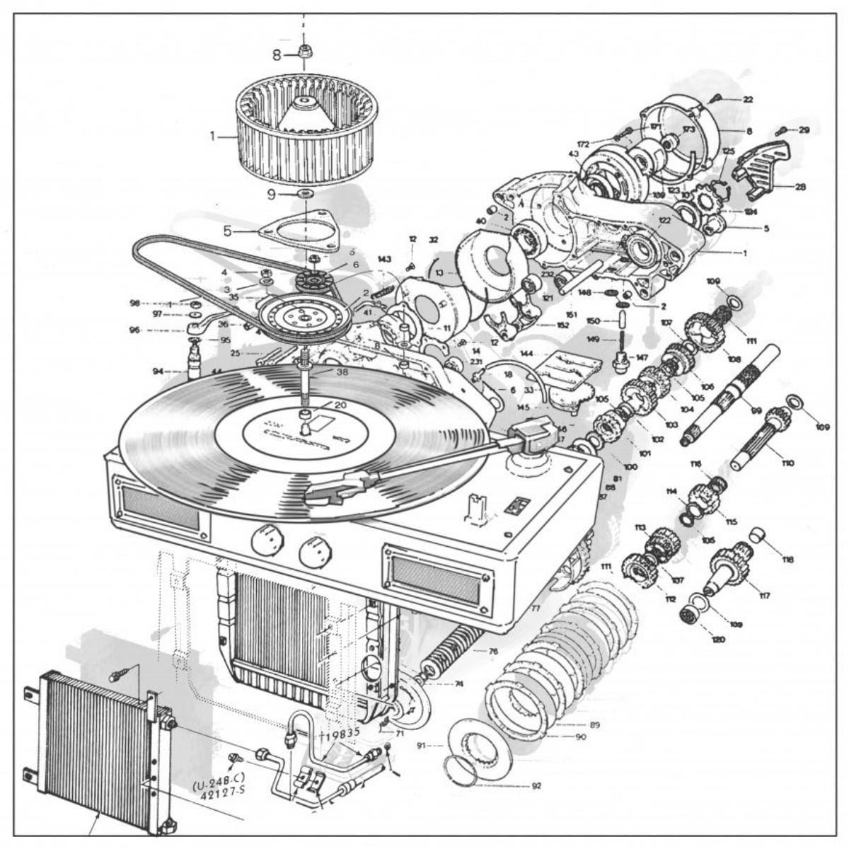 Turntable Engine by Derek Gores by Derek Gores Gallery, Image 1.