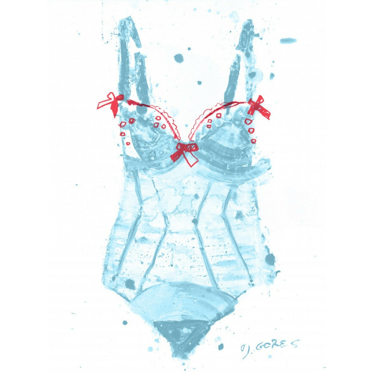 Unmentionables: Aqua Cranberry by Derek Gores by Derek Gores Gallery 