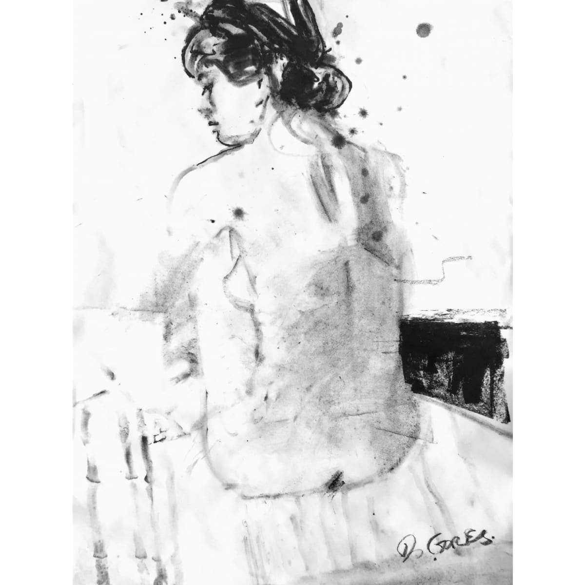 Wet Drawing 22 by Derek Gores by Derek Gores Gallery 